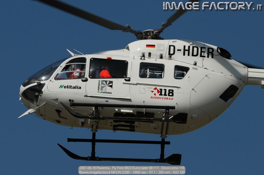 2007-09-16 Ravenna - Fly Fest 0622 Eurocopter BK117 - Elisoccorso 118